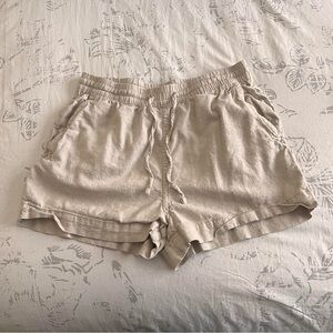 H&M Light Beige Women's Athletic Shorts